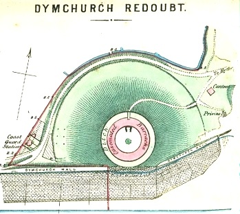 the ground plan of the redoubt